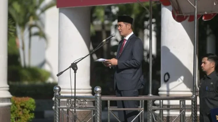 Sekda Aceh Pimpin Upacara Hari Lahir Pancasila