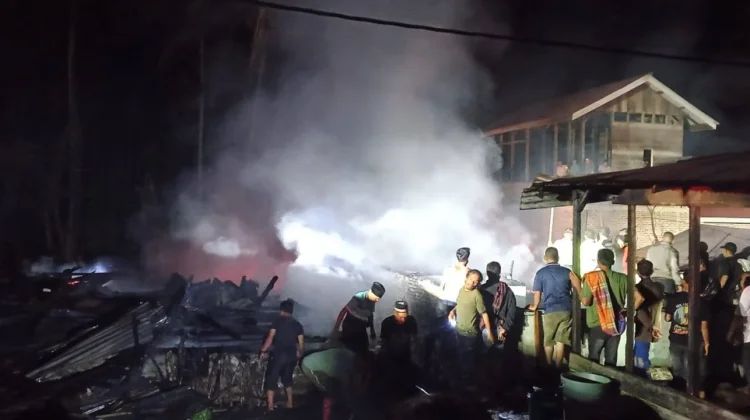 Tiga Rumah Hangus Terbakar di Aceh Tenggara, Empat KK Terdampak