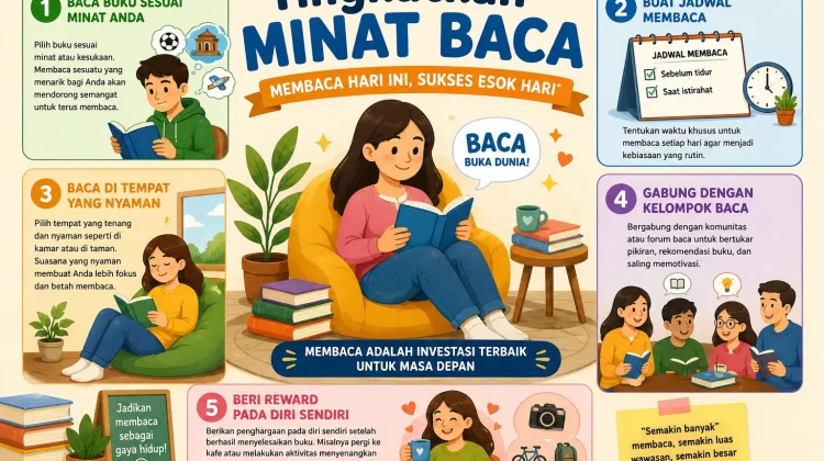 Langkah Sederhana  Meningkatkan Minat Baca Ditengah Gempuran Era Digital