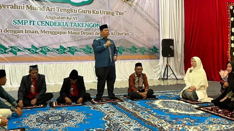 SMP IT Cendekia Takengon Penyerahan Murid dari Guru ke Orangtua