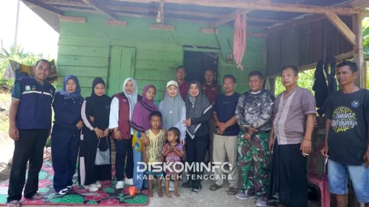 Pemkab Aceh Tenggara Kunjungi Warga Yang Viral Makan Ubi