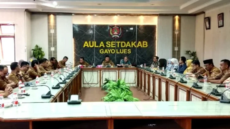 Plt. Sekda Gayo Lues Pimpin Exit Meeting Pemeriksaan LKPD 2025 Bersama BPK