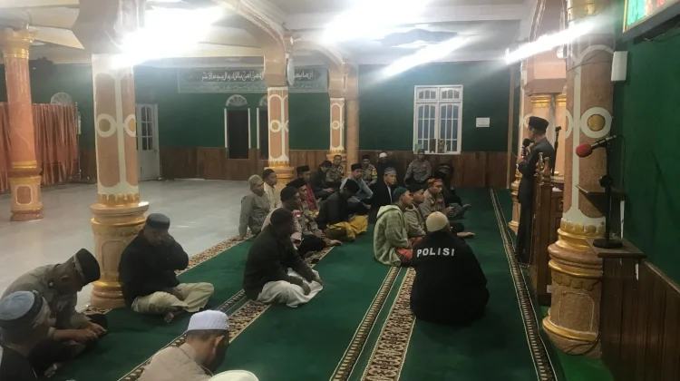 Subuh Keliling, Polres Bener Meriah Ajak Masyarakat Jaga Kamtibmas