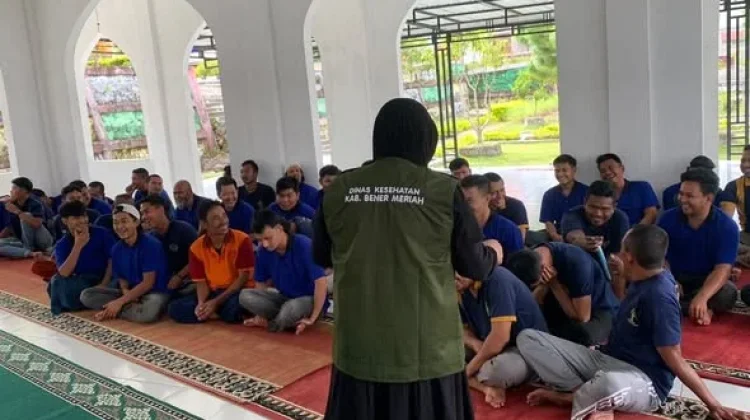 Dinkes Bener Meriah Sosialisasikan Pencegahan Penyakit Menular di Rutan