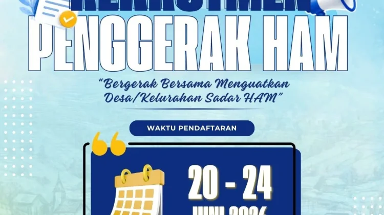 Kementerian HAM Buka Rekrutmen Penggerak HAM 2026