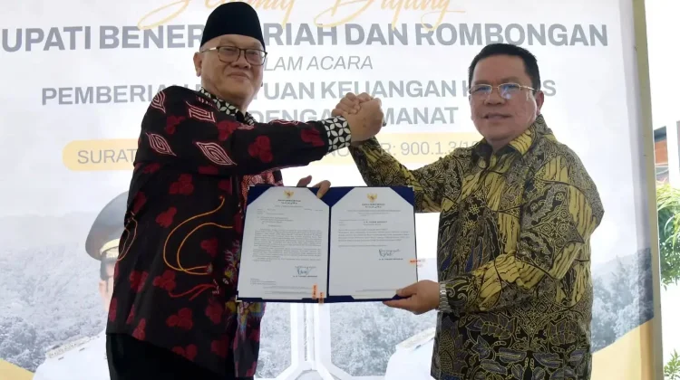 Bupati Bener Meriah Jemput Bantuan Keuangan Khusus dari Pemko Pematang Siantar