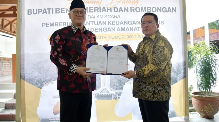 Bener Meriah Terima Bantuan Keuangan Khusus dari Pematang Siantar