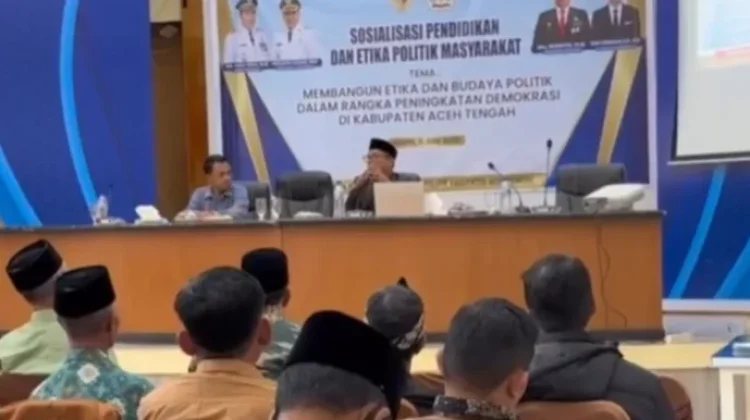 Aceh Tengah Gelar Sosialisasi Pendidikan Politik