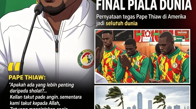 Serba serbi Piala Dunia Pertandingan tim Sinegal di Hari Jum'at