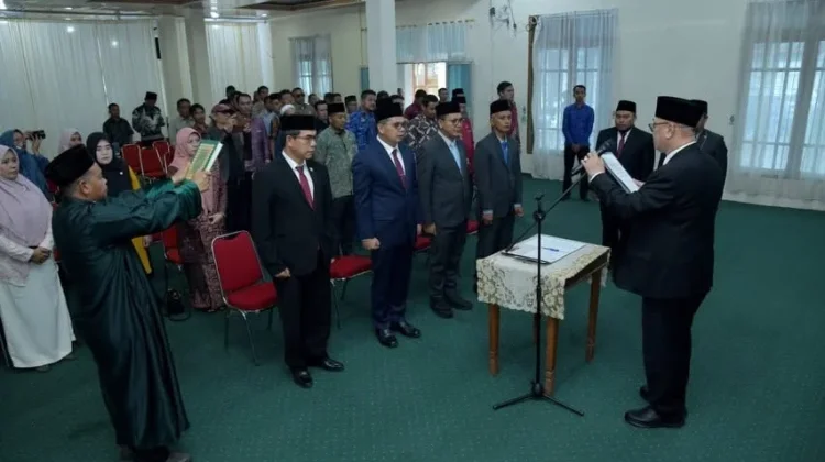 Bupati Bener Meriah  Lantik Empat Pejabat Pimpinan Tinggi Pratama