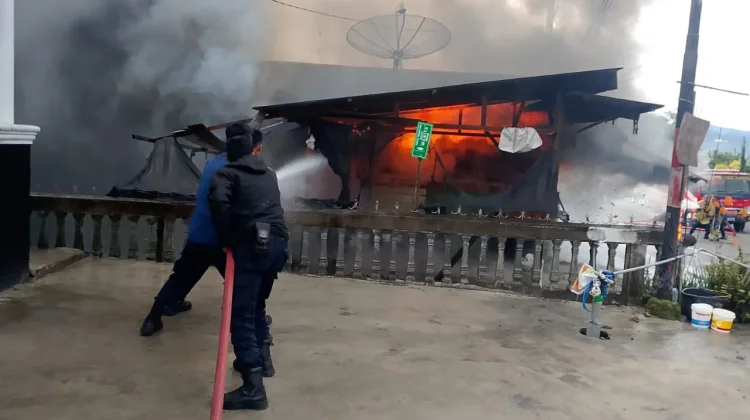 Rumah Warga Paya Tumpi Hangus Terbakar