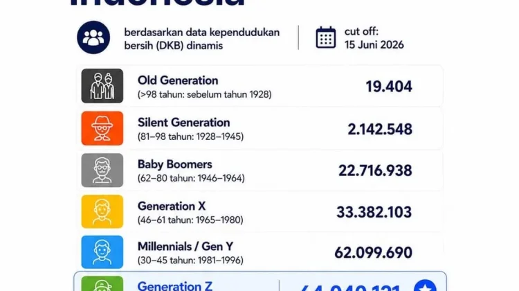Gen Z Dominasi Penduduk Indonesia, Jadi Penentu Masa Depan Bangsa