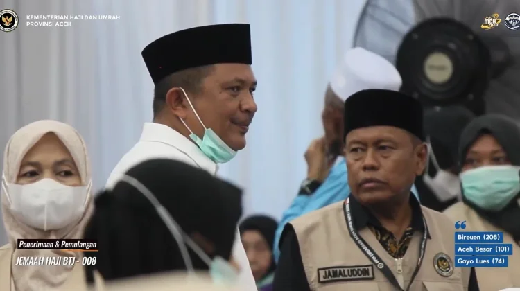 Jamaah Haji Gayo Lues Tiba di Debarkasi Aceh
