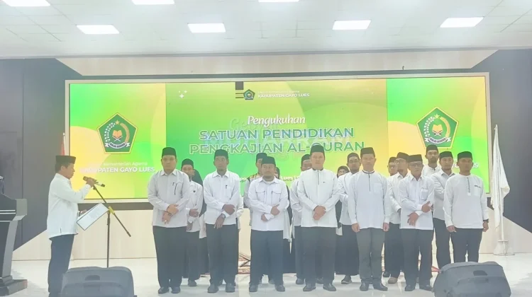 Wakil Bupati Gayo Lues Kukuhkan Pengurus SPPQ