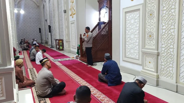 Subuh Keliling Polres Bener Meriah Perkuat Silaturahmi