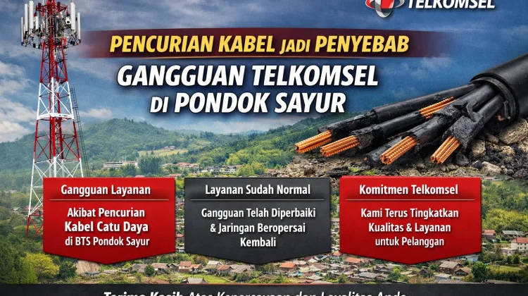 Kendala Teknis Infrastruktur dan Pencurian Kabel Penyebab Gangguan Jaringan
