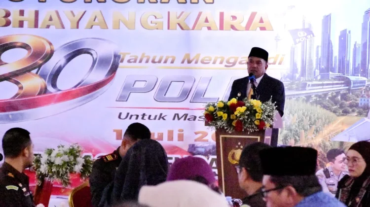 Wabup Muchsin Hadiri Peringatan Hari Bahayangkara Ke-80
