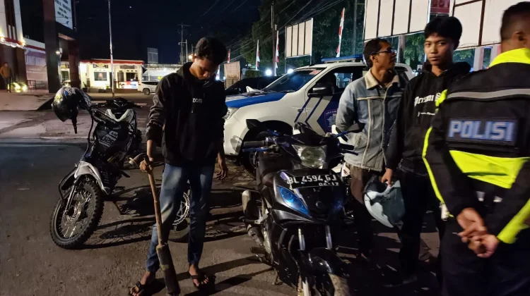 15 Motor Berknalpot Brong Diamankan Polisi