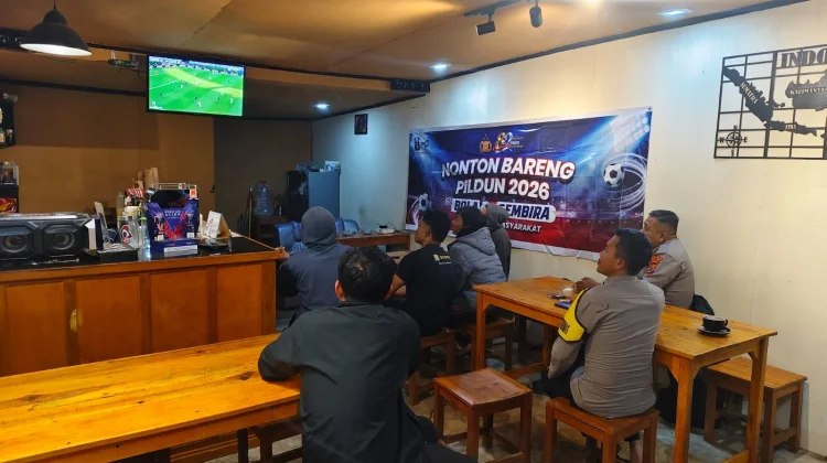 Nobar Piala Dunia Bersama Masyarakat, Polres Aceh Tengah Perkuat Kamtibmas