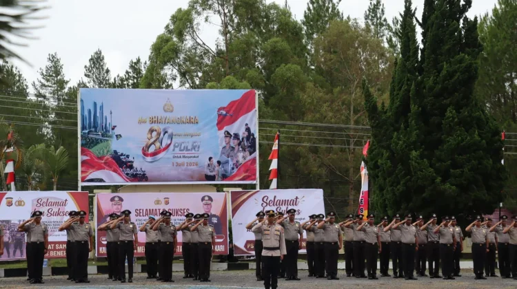 48 Personel Polres Bener Meriah Naik Pangkat