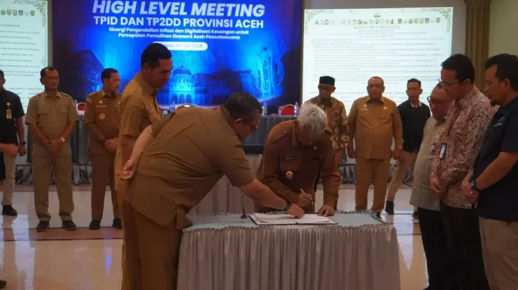 Bener Meriah Hadir dalam HLM Pengendalian Inflasi dan Digitalisasi Daerah Aceh