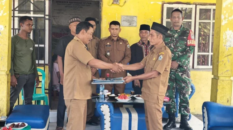 Camat Timang Gajah Pimpin Sertijab Reje di Empat Kampung