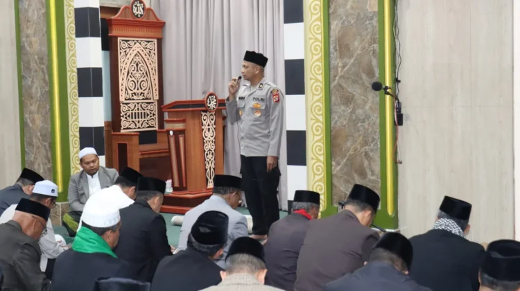 Safari Subuh, Kabag Ren Polres Aceh Tengah Ajak Orang Tua Awasi Anak
