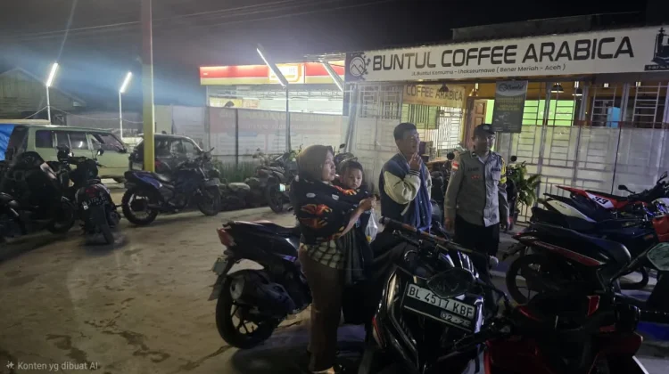 Polsek Permata Gelar Patroli Malam, Antisipasi Gangguan Kamtibmas