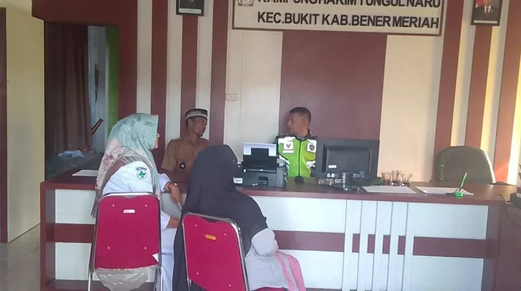 Babinsa Koramil 06/Bukit Perkuat Silaturahmi dengan Aparatur Desa