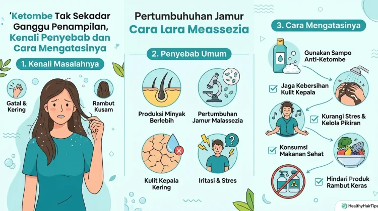 Ketombe Tak Sekadar Ganggu Penampilan, Kenali Penyebab dan Cara Mengatasinya