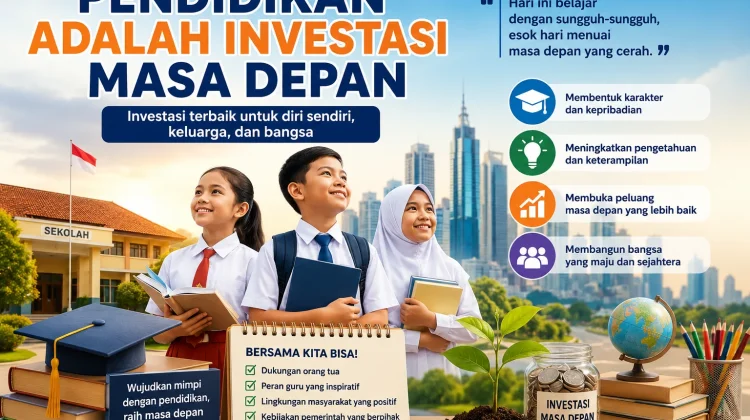 Pendidikan Adalah Investasi Masa Depan