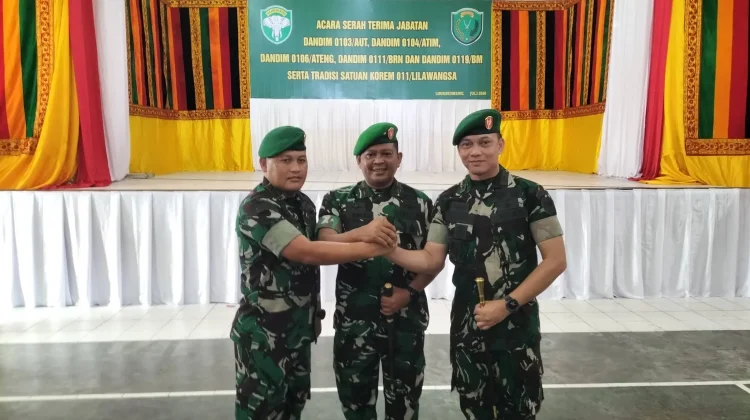Letkol Arh Febry Adyanto Resmi Jabat Dandim 0119/Bener Meriah