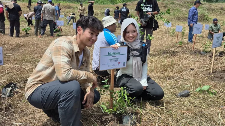 Jerhemy Owen, WWF, BKSDA dan PECI Tanam 250 Ribu Pohon Agroforesty