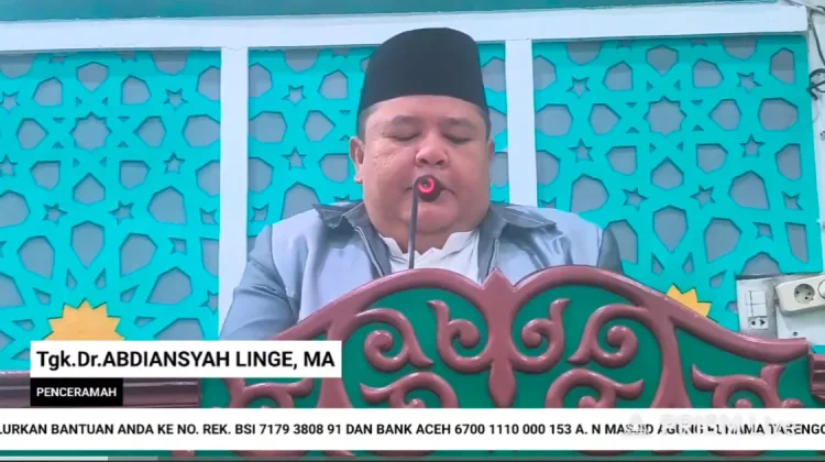 Dr. Abdiansyah Linge Ajak Jamaah Memanfaatkan Alam Secara Bijak