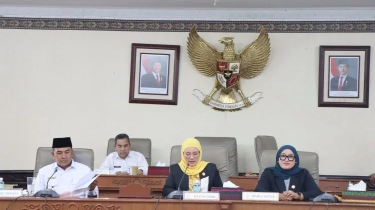 Wabup Muchsin Hadiri Rapat Raqan Pertanggungjawaban APBK