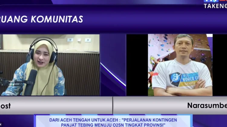 Kontingen Panjat Tebing Aceh Tengah Lolos O2SN Nasional Perdana