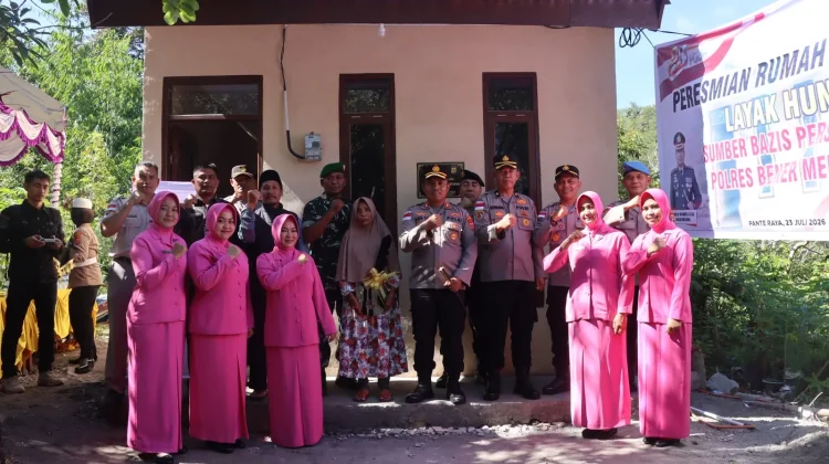 Kapolres Bener Meriah Resmikan Bantuan Rumah Layak Huni