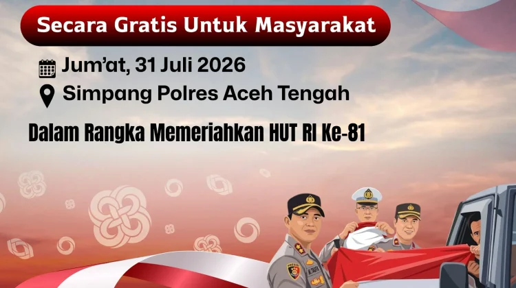 Pemkab Aceh Tengah Bagikan 1.000 Bendera Merah Putih kepada Masyarakat