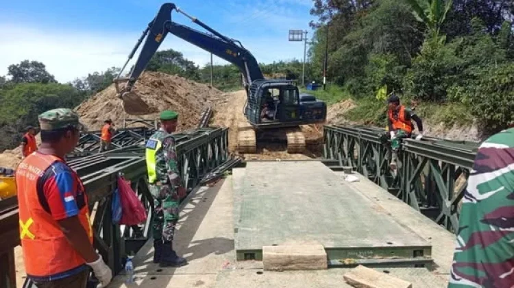 Jembatan Bailey Dorong Pertumbuhan Ekonomi dan Kelancaran Mobilitas Masyarakat