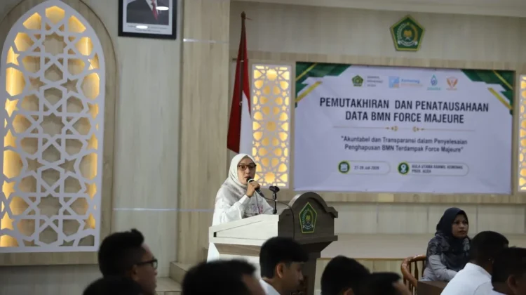 Kanwil Kemenag Aceh Perbarui Data BMN Terdampak Bencana