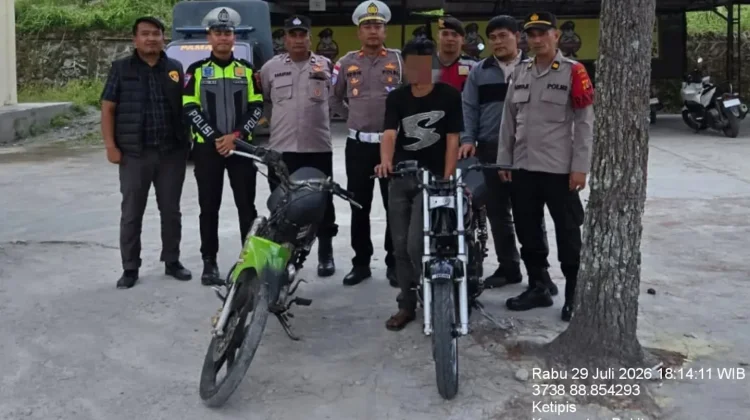 Polres Bener Meriah Amankan Dua Sepeda Motor Diduga Terlibat Balap Liar