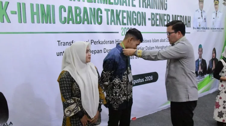 Bupati Haili Buka Intermediate Training (LK-2) HMI Tingkat Nasional