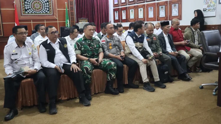 Kapolres Aceh Tengah Hadiri Evaluasi Penanganan Bencana