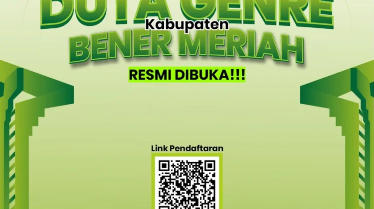 Pendaftaran Duta GenRe Bener Meriah 2026 Resmi Dibuka