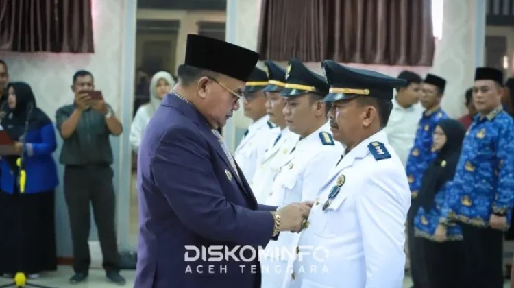 Bupati Aceh Tenggara Lantik Pejabat Administrator dan Pengawas