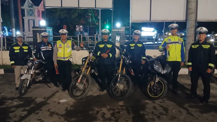 Polisi Amankan Lima Sepmor Pakai Knalpot Brong