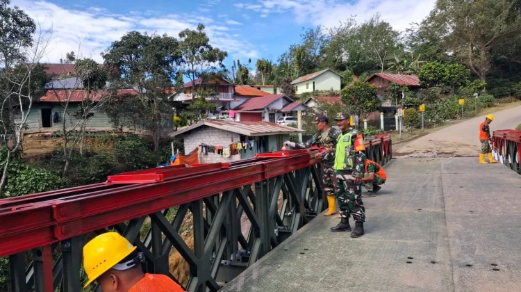 Jembatan Bailey Bintang Permata Segera Rampung