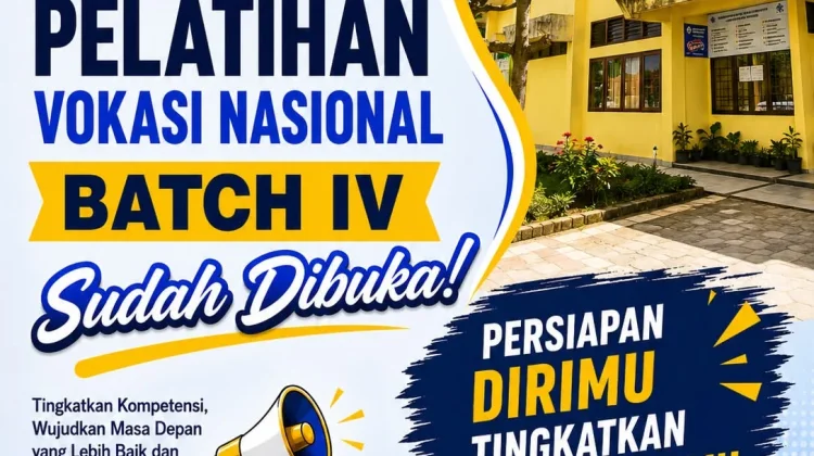 BLK Redelong Buka Pelatihan Vokasi Batch IV