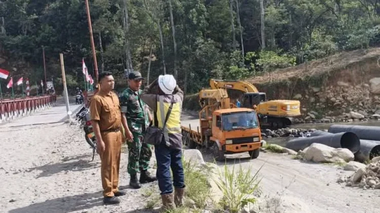 Jembatan Alternatif Umah Besi Diperbaiki