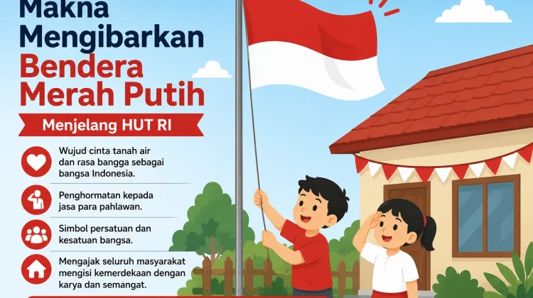 Makna Mengibarkan Bendera Merah Putih Menjelang HUT RI